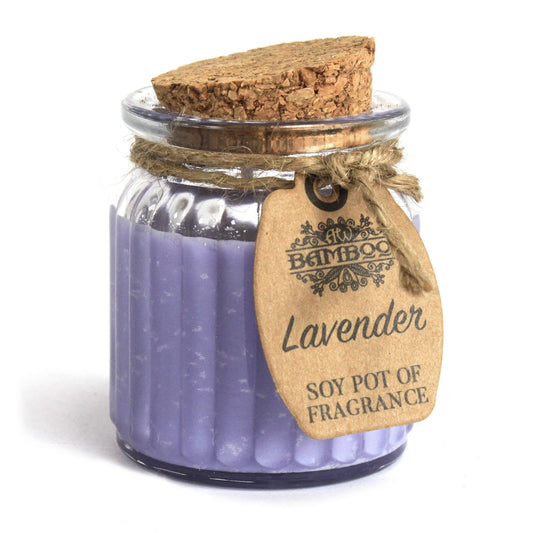 Lavender Soy Pot of Fragrance Candles - Grab these amazingly scented soywax candle pots and enjoy the natural, smoother