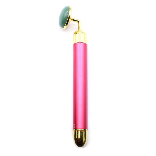 Gemstone Vibration Pad - Jade - Designed to add gentle movement to everyday skincare routines, this jade vibration pad