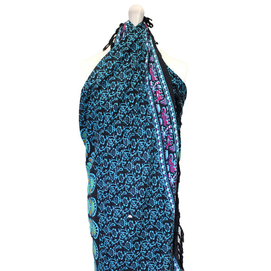 Peacock Classic Mandala Sarongs - This Sarong is made to a perfect size to wrap around the waist, also can be both sporty