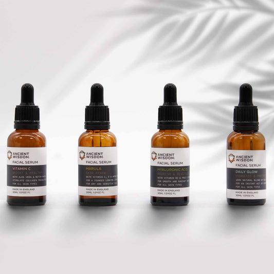 Vitamin C Face Serum - Ancient Wisdom  Vitamin C Face Serum BRIGHT & HEALTHY Facial Serum with Aloe Vera & Witch Hazel