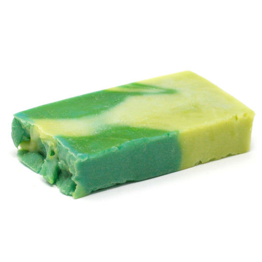 Aloe Vera - Olive Oil Soap - SLICE approx 100g - Aloe Vera is said to promote regeneration of the skin and is commonly used