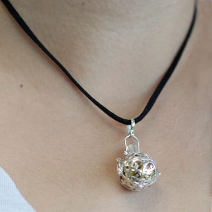 Silver Angel Bell - Night-time - 18mm - Discover the gentle beauty of the Silver Angel Bell – Night‑Time Edition ,