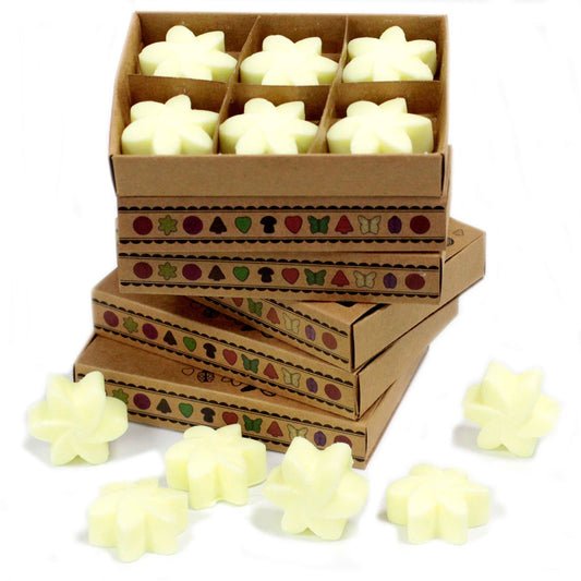Box of 6 Wax Melts - Lemon Harvest - These fragrant wax melts are crafted from a natural blend of soy waxes and premium