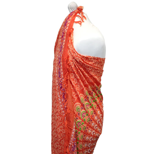 Pink Rose Mandala Sarongs - Bali Mandala Sarongs This Sarong is made to a perfect size to wrap around the waist, also can be