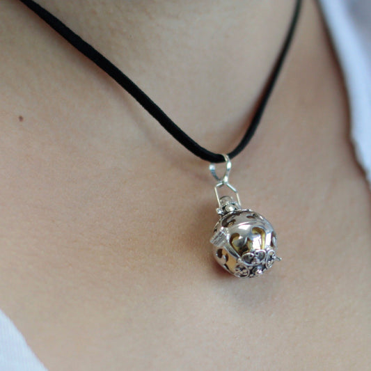 Silver Angel Bell - Dreams - 18mm - Silver Angel Bell – “Dreams” Handcrafted on the sacred slopes of Ubud in Bali,