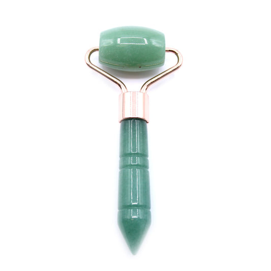 Gemstone Mini Roller - Jade - Small, smooth and easy to handle, this jade mini roller is designed for gentle, targeted