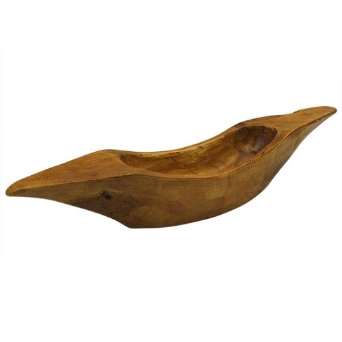 Greek Style Bowl aprox 45cm - This fantastic teak root bowls from  is  hand carved using the natural shape of the teak