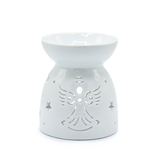 Oil Burner Angel Cut Out- White -