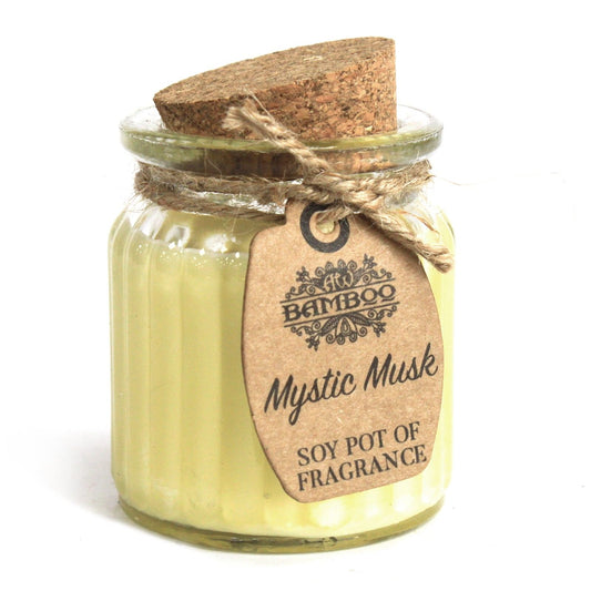 Mystic Musk Soy Pot of Fragrance Candles - Grab these amazingly scented soywax candle pots and enjoy the natural, smoother