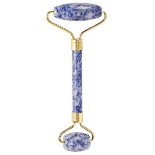 Gemstone Face Roller - Sodalite - Characterful and naturally patterned, this sodalite face roller adds a distinctive,