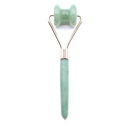 Gemstone Jawline Roller - Jade - Soft in colour and smooth in finish, this jade jawline roller is designed for targeted