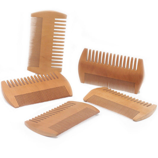 Two Sided Beard Comb - Brushing one's beard with our  beard comb and brush will ensure your customer's facial hair stays in